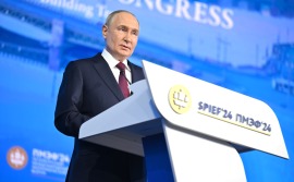 Владимир Владимирович Путин на ПМЭФ 2024: «Надо совершенствовать правовую базу для работы бизнеса, чтобы компании чувствовали себя уверенно.»